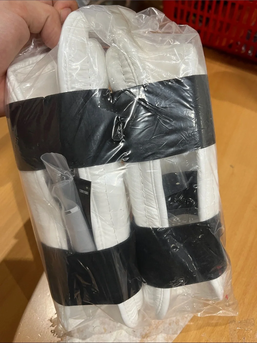 adidas White & Black Taekwondo Forearm Guards